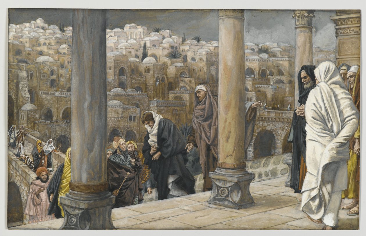 Die Heiden bitten, Jesus zu sehen, Illustration aus Das Leben unseres Herrn Jesus Christus, 1886-94 von James Jacques Joseph Tissot