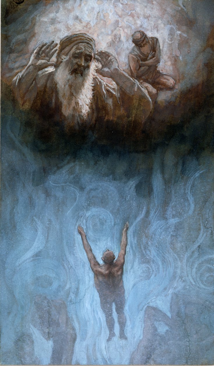 Der reiche Mann in der Hölle, Illustration für Das Leben Christi von James Jacques Joseph Tissot