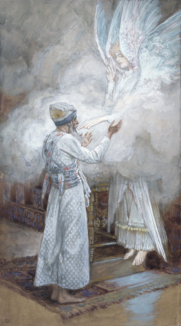Die Vision des Zacharias, Illustration für Das Leben Christi, ca. 1886-94 von James Jacques Joseph Tissot