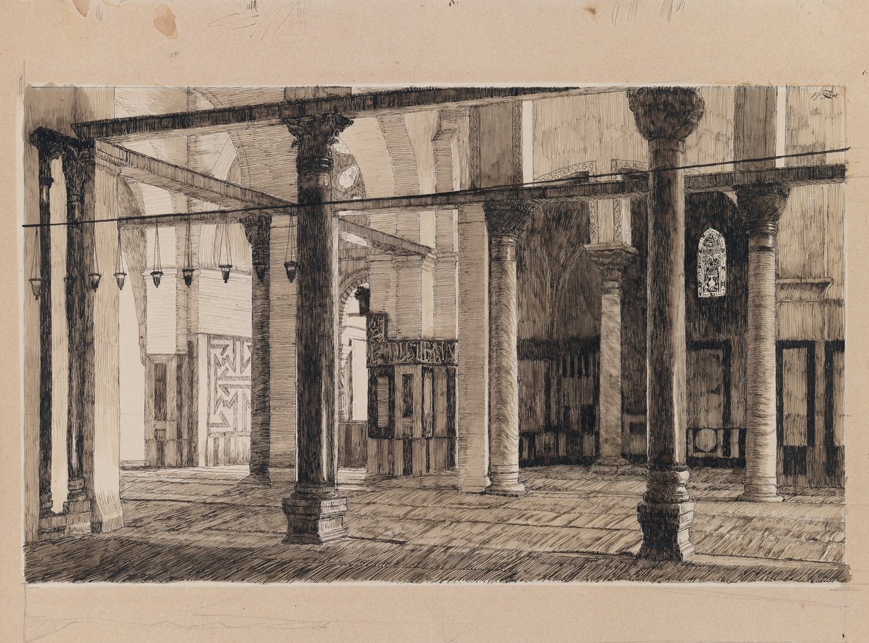 Querschiff der Moschee von El-Aksa, Illustration aus Das Leben unseres Herrn Jesus Christus von James Jacques Joseph Tissot