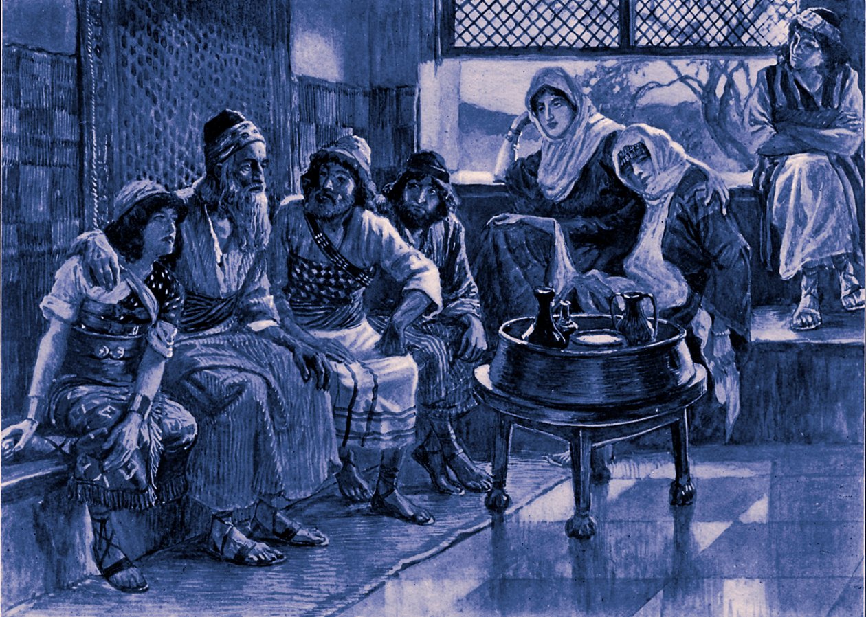 Hiob und seine Familie von James Jacques Joseph after Tissot