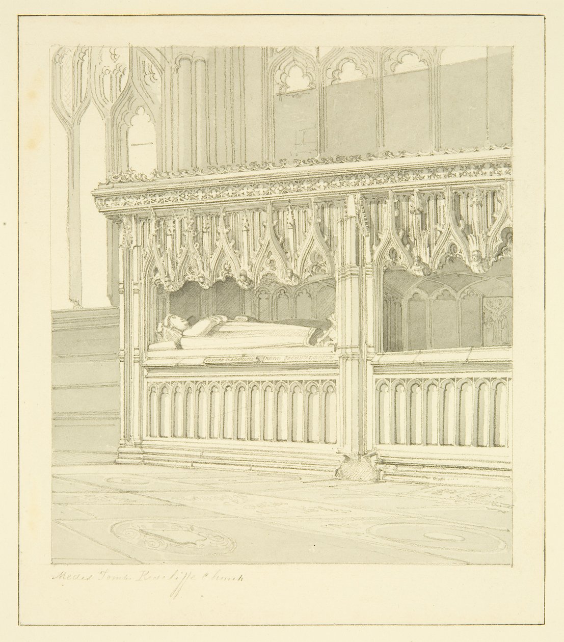 Denkmal für Sir Thomas Mede in der St. Mary Redcliffe von James Johnson