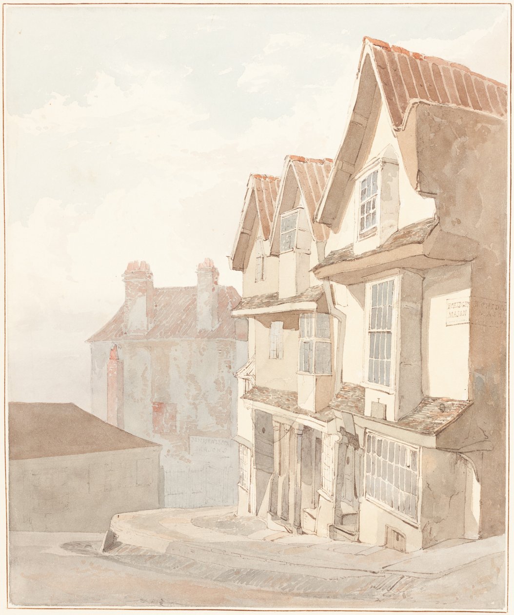 Ansicht von Church Lane, Bristol von James Johnson