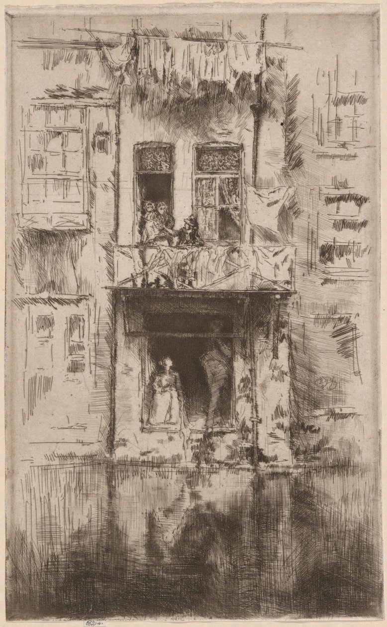 Balkon, Amsterdam von James Abbott McNeill Whistler