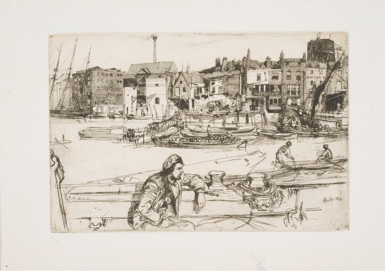 Black Lion Wharf von James McNeill Whistler