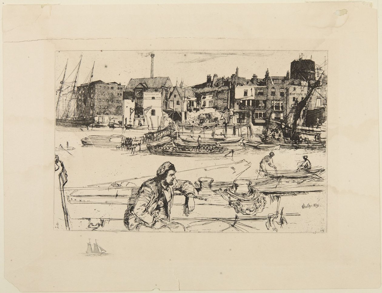 Black Lion Wharf von James McNeill Whistler
