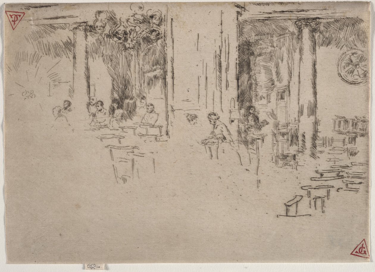 Kirche, Brüssel von James McNeill Whistler
