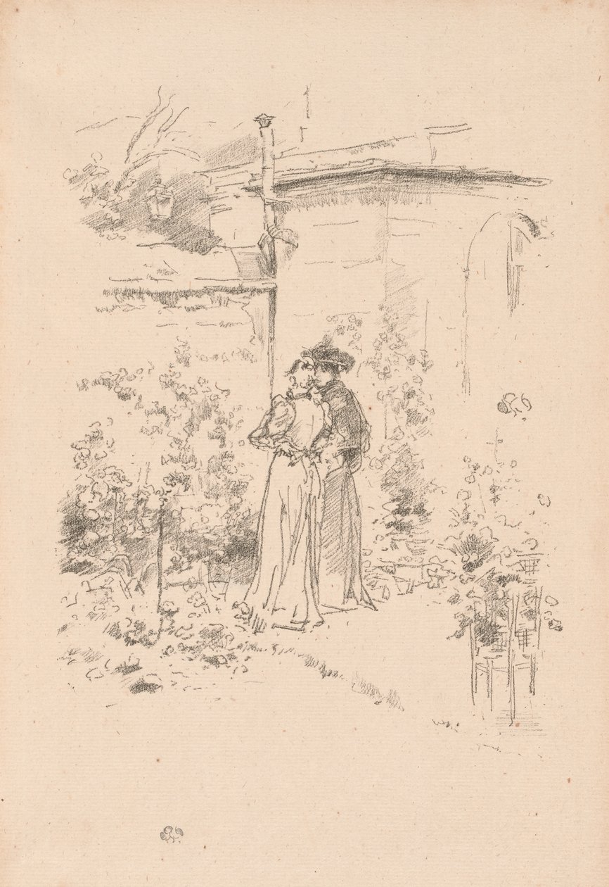 Vertrauen im Garten von James Abbott McNeill Whistler