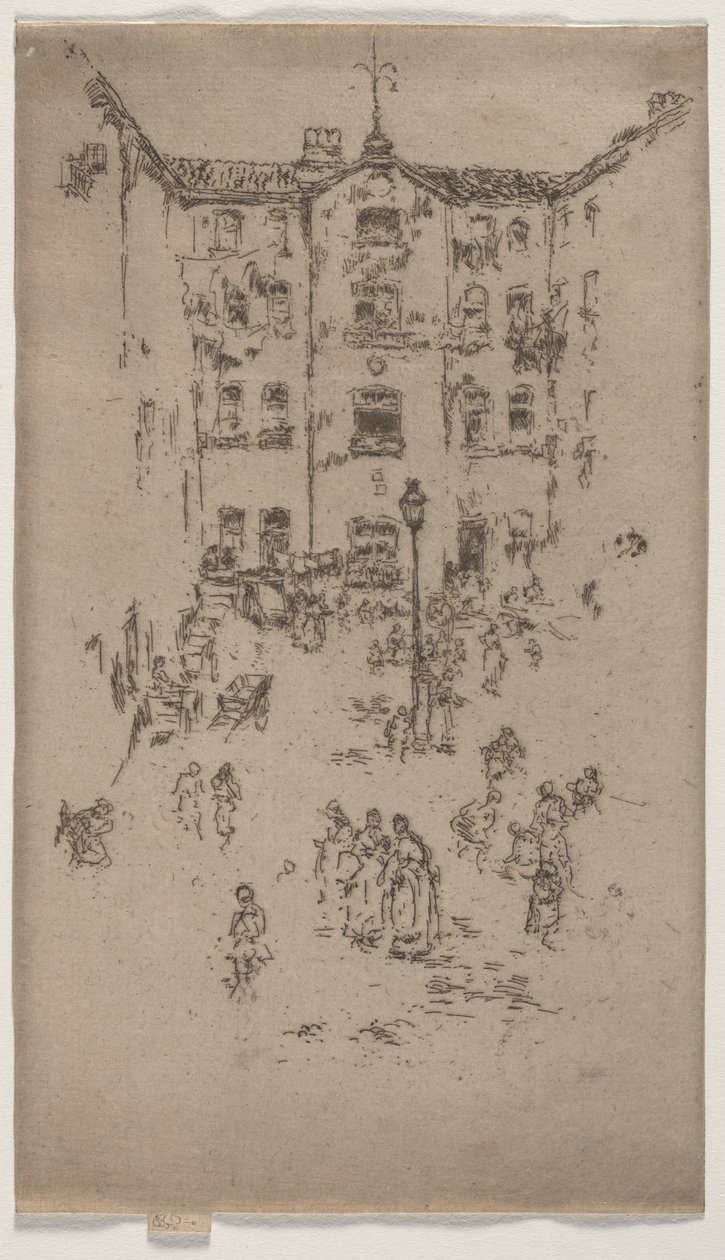 Hof, Brüssel von James McNeill Whistler