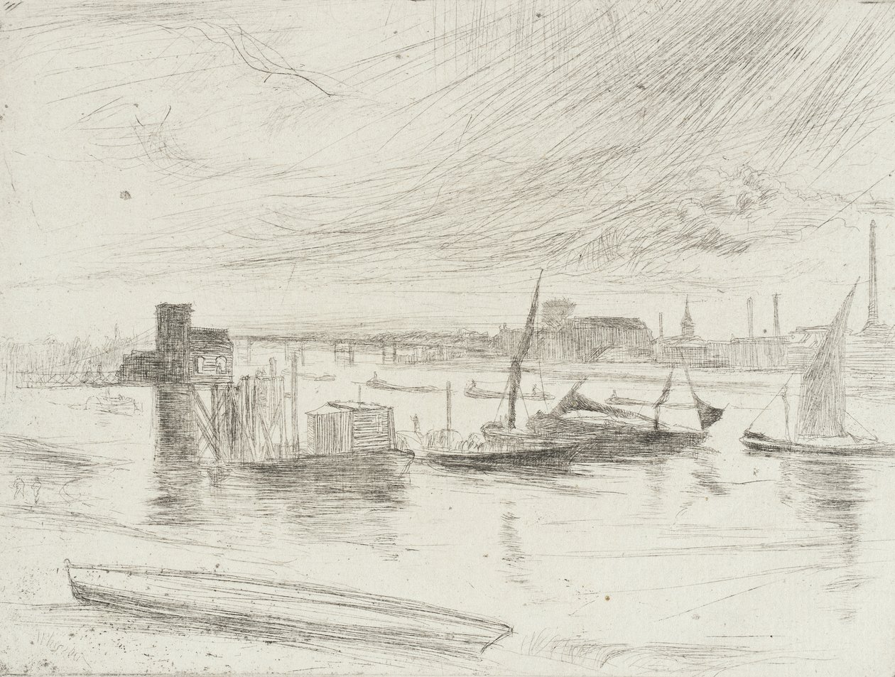 Früher Morgen, Battersea von James McNeill Whistler
