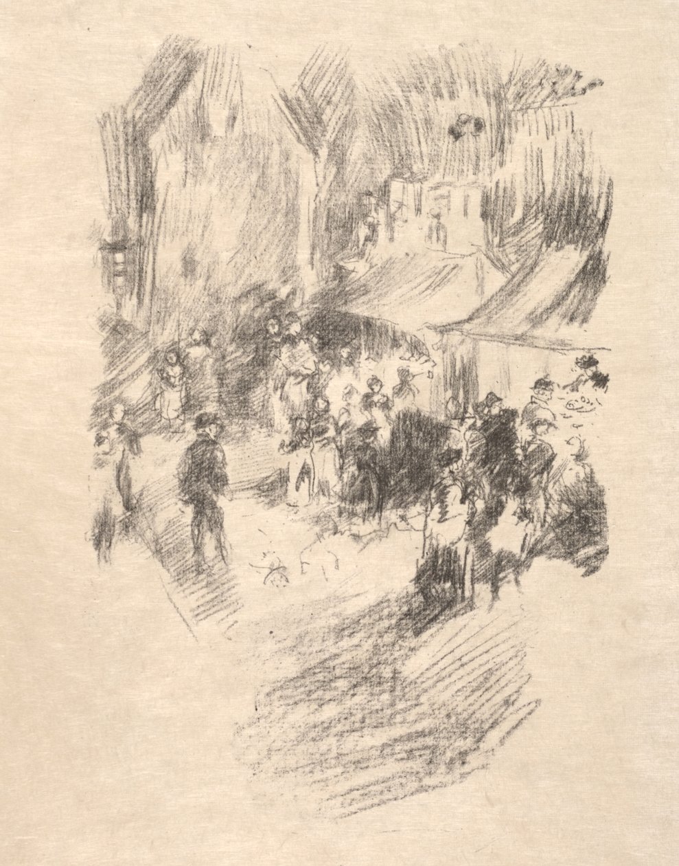 Jahrmarkt, Lyme-Regis von James McNeill Whistler