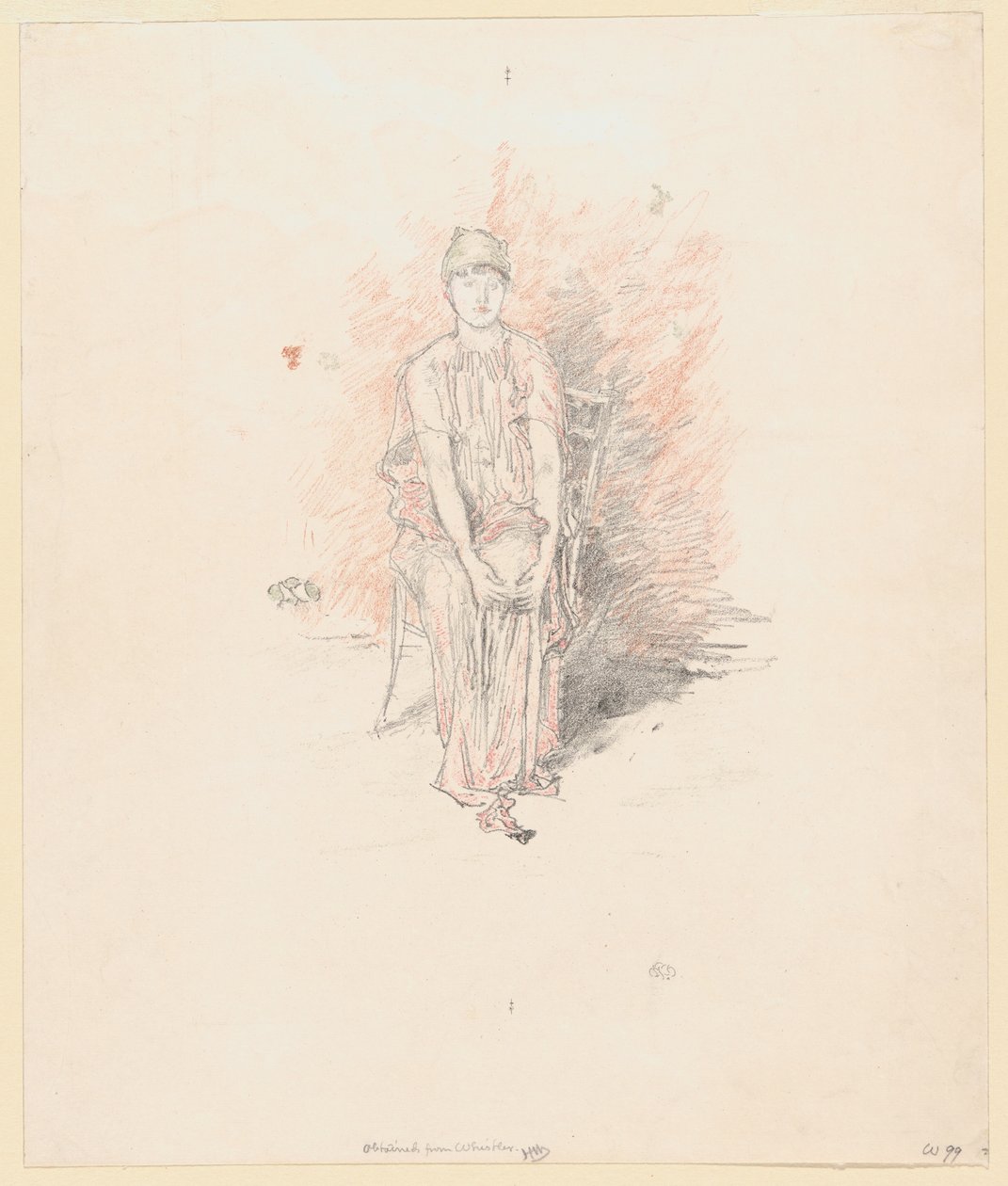 Figurenstudie in Farben von James Abbott McNeill Whistler