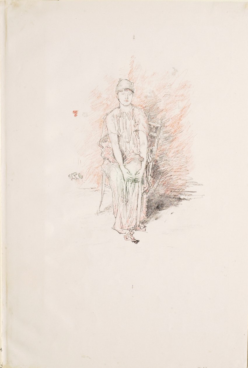 Figurenstudie in Farben von James McNeill Whistler
