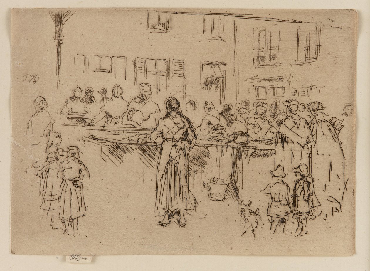 Fischfrauen, Ostende von James Abbott McNeill Whistler