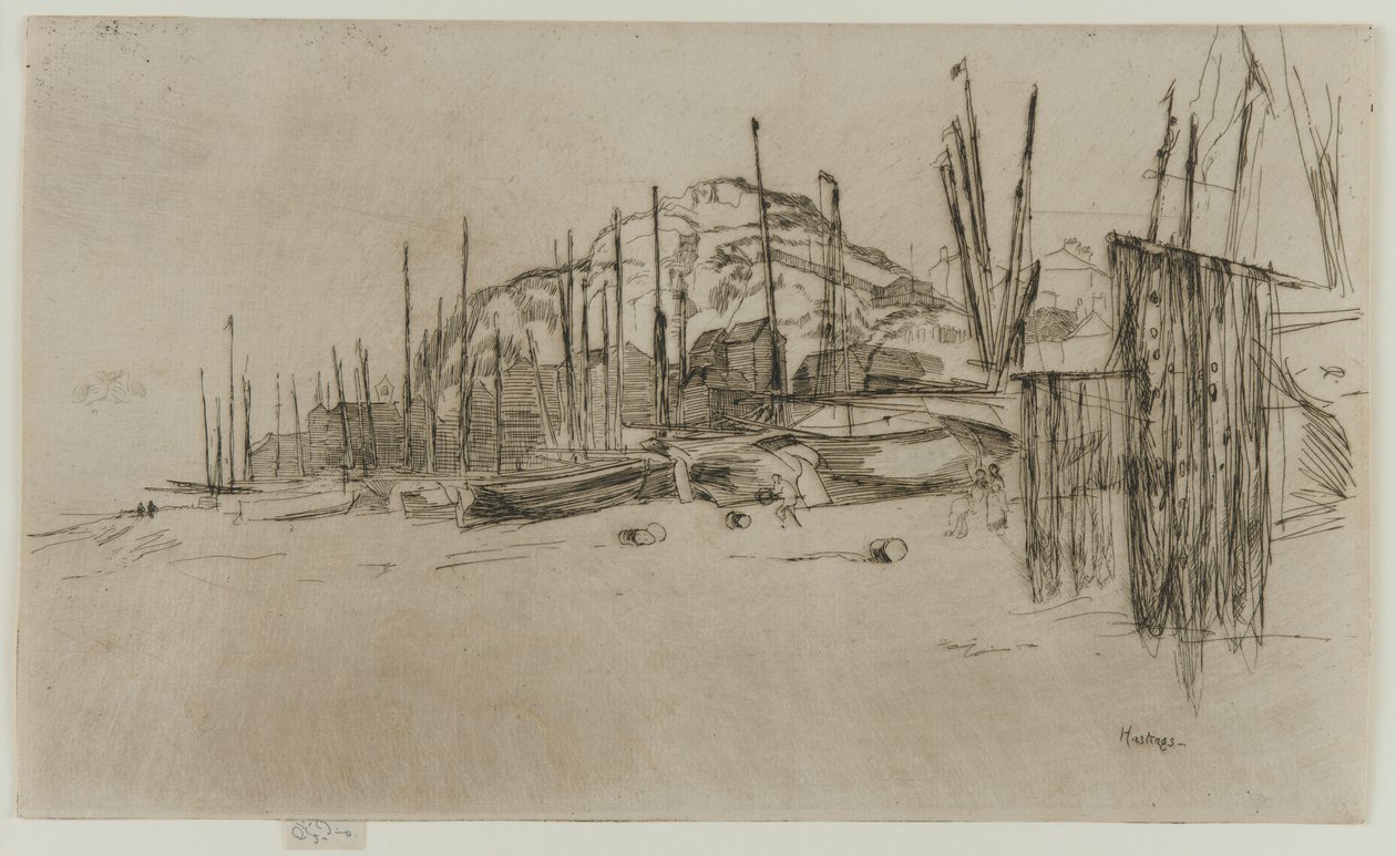 Fischerboote, Hastings von James Abbott McNeill Whistler