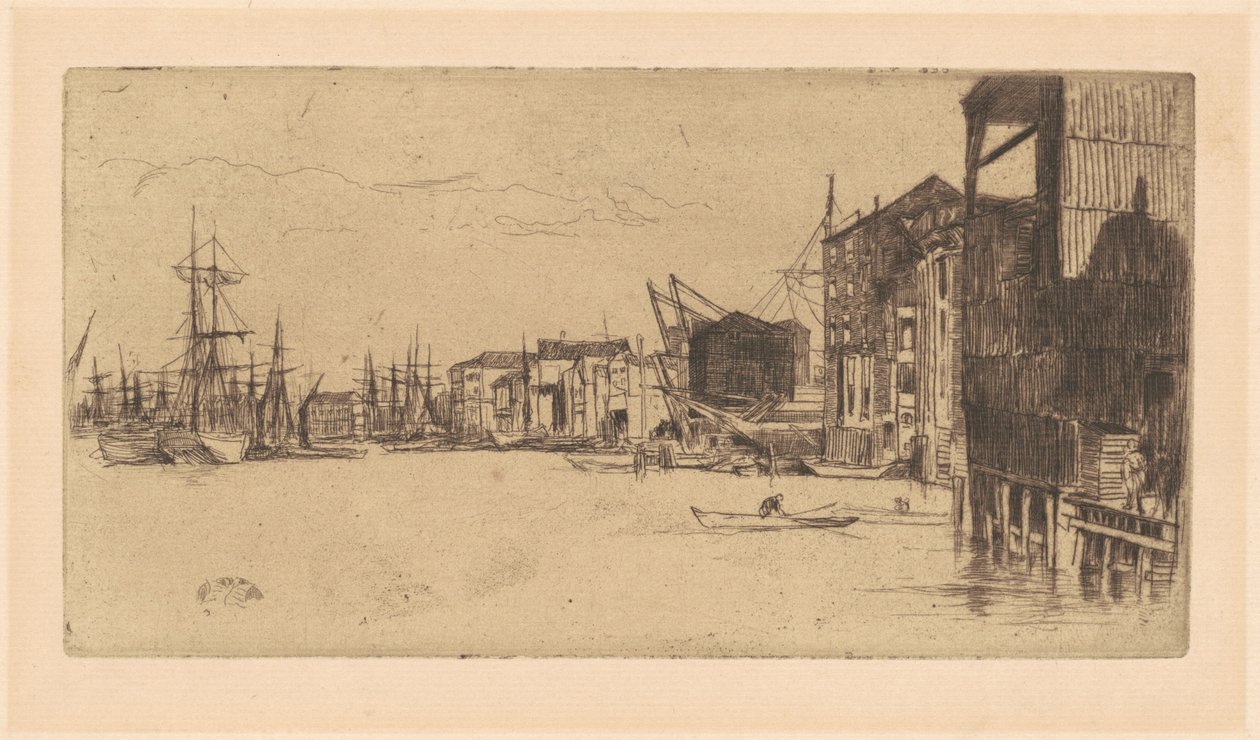 Freihandelskai von James McNeill Whistler