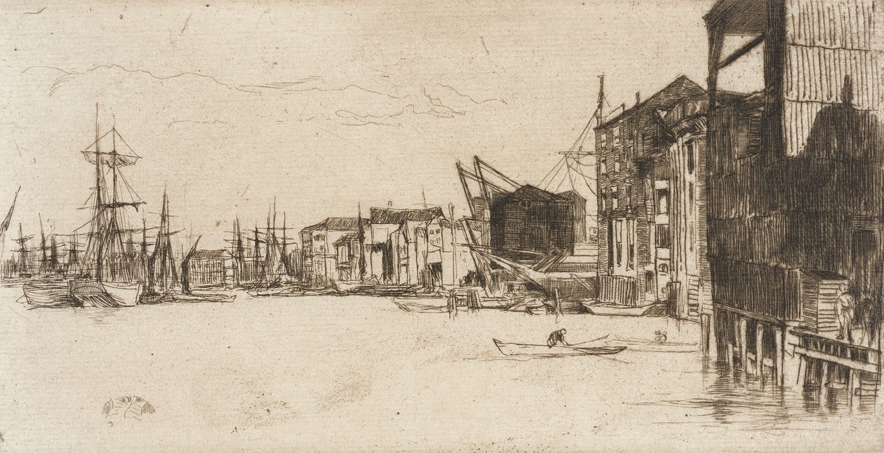 Freihandelskai von James McNeill Whistler