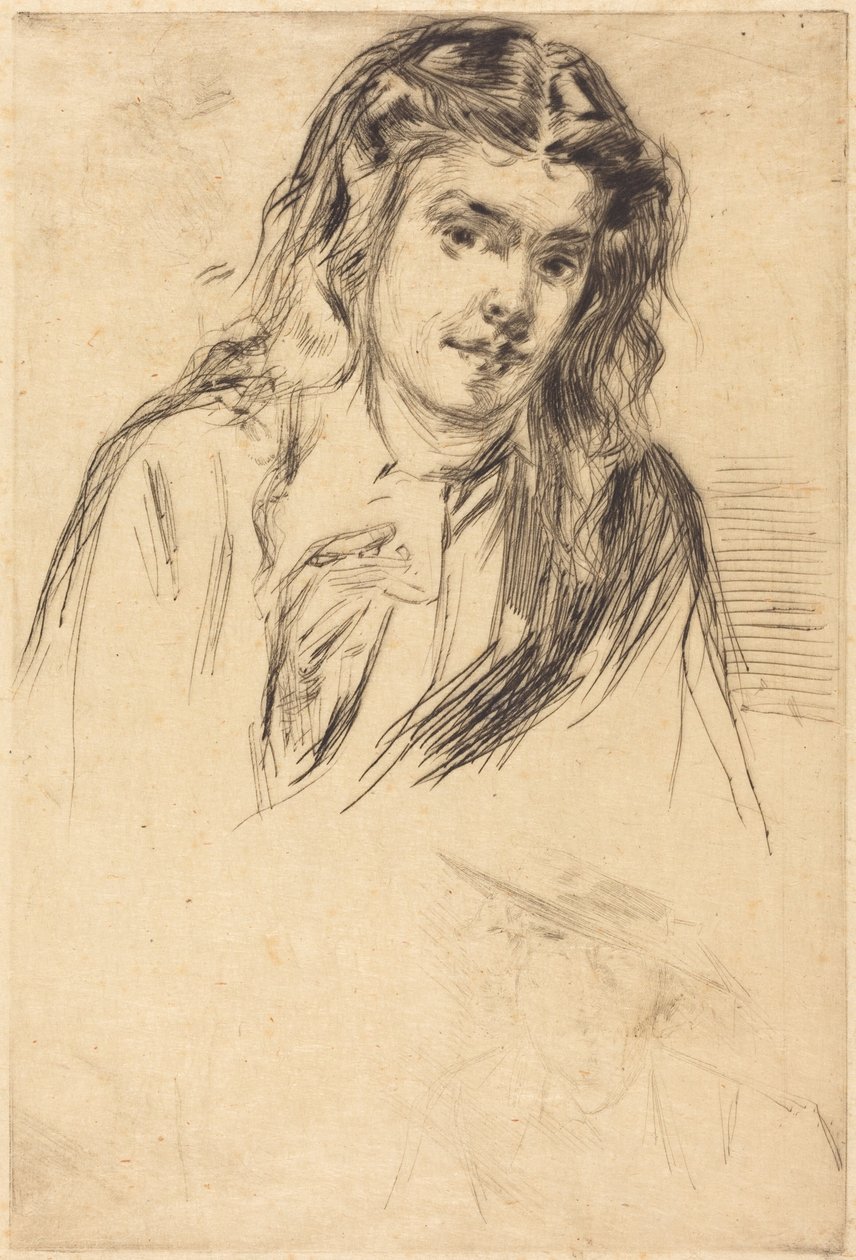 Fumettes geneigter Kopf von James McNeill Whistler
