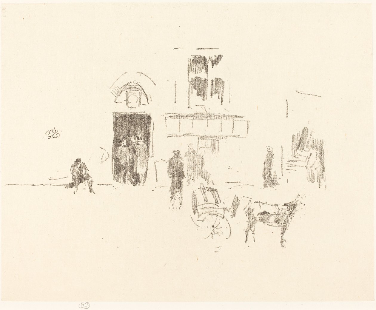 Gaiety Bühneneingang von James Abbott McNeill Whistler