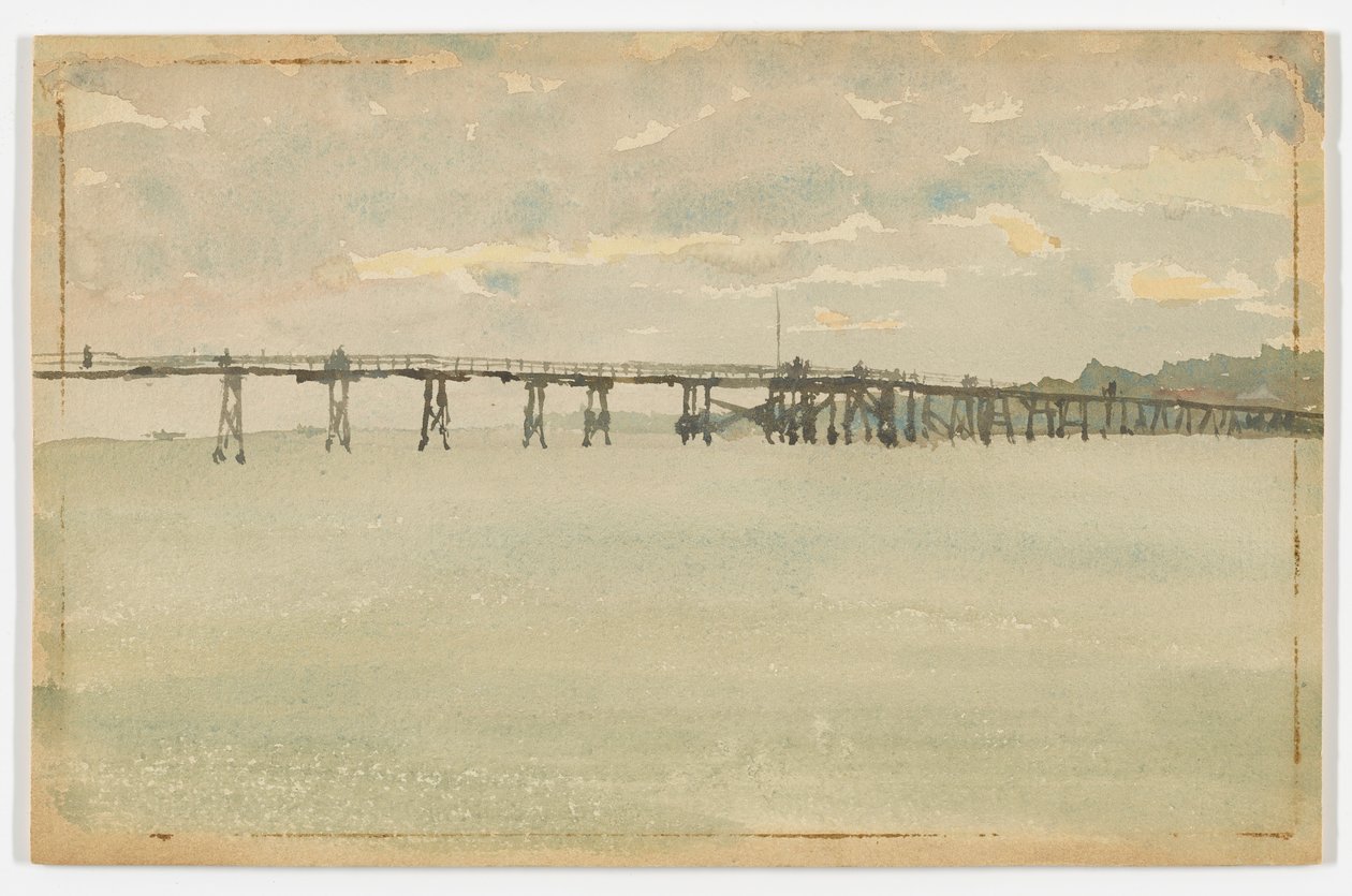 Grau und Silber–Pier, Southend von James Abbott McNeill Whistler