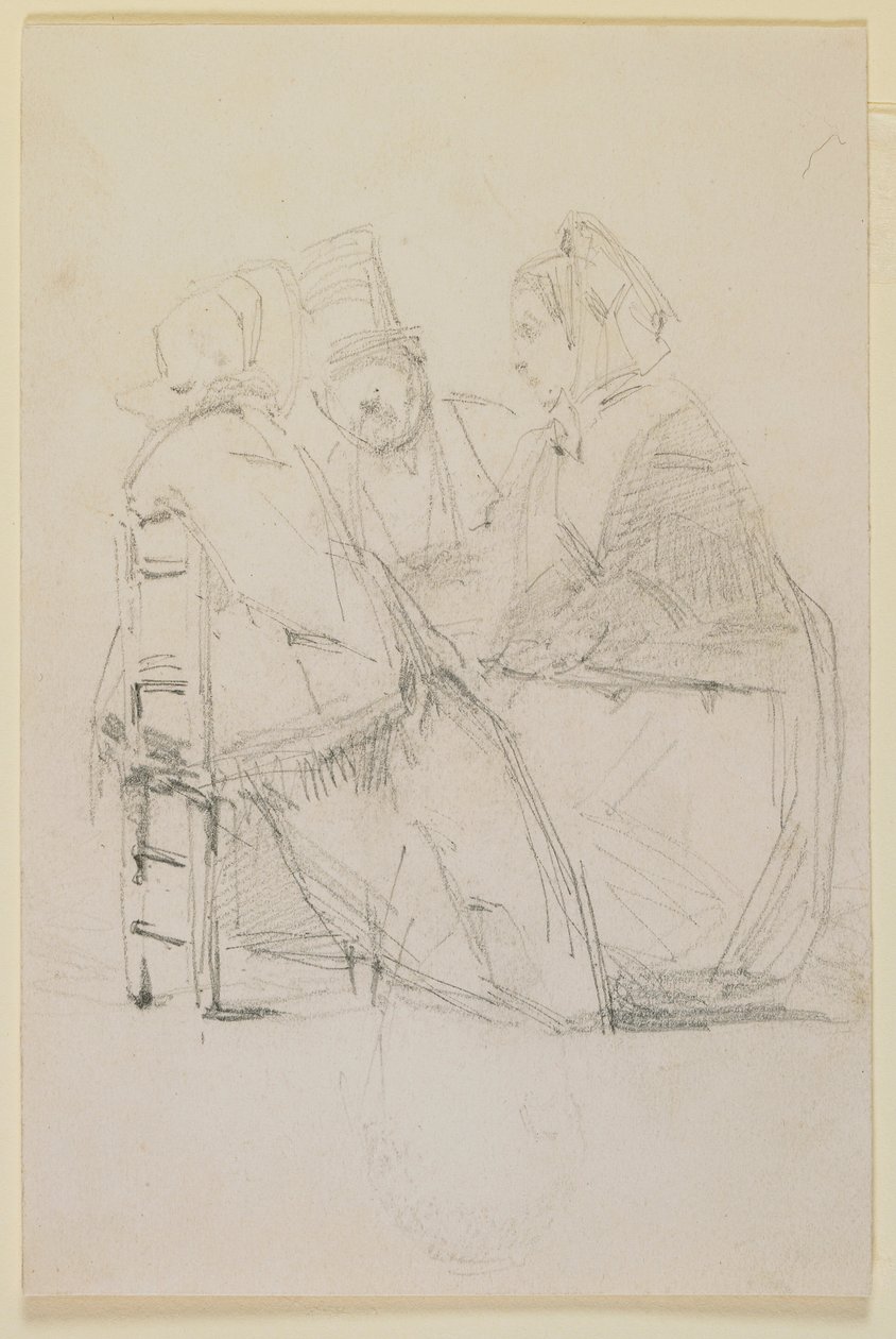 Gruppe im Gespräch von James Abbott McNeill Whistler