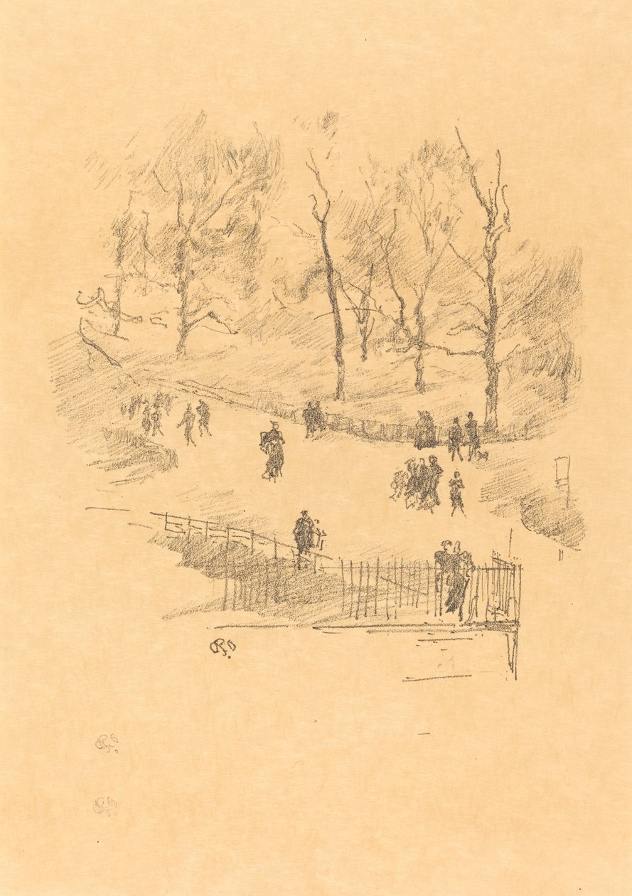 Kensington Gardens von James Abbott McNeill Whistler