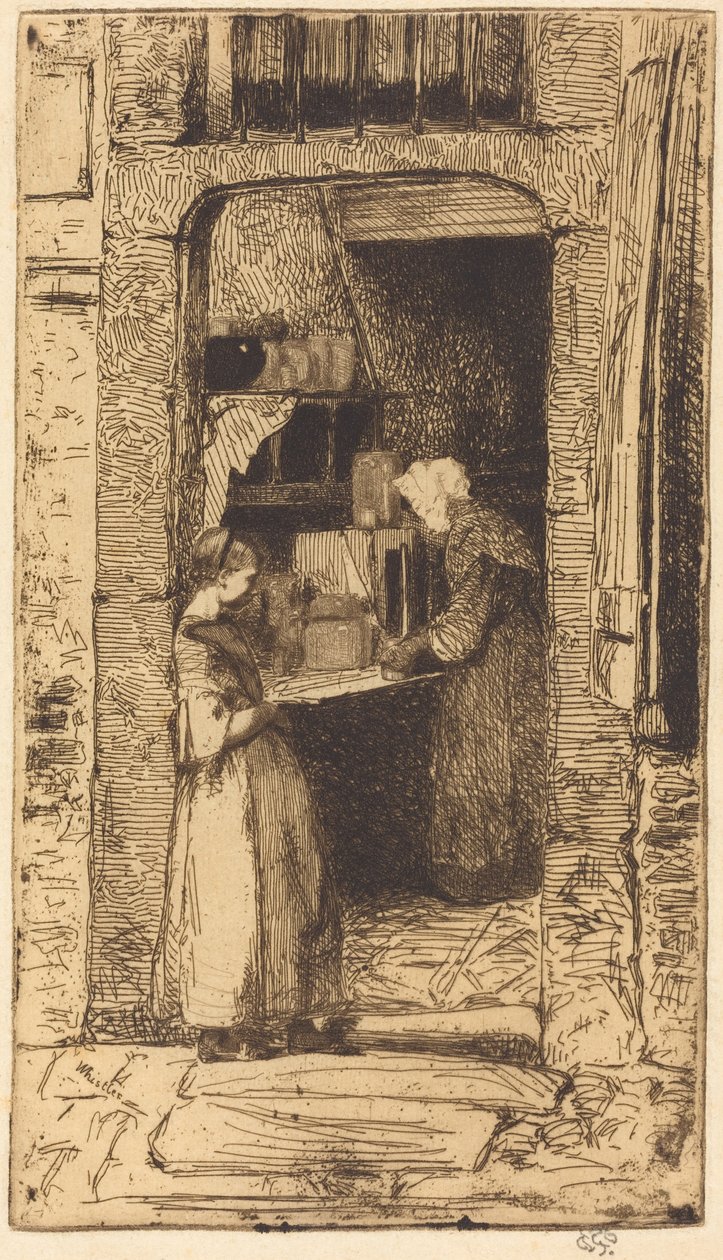 Die Senfverkäuferin von James McNeill Whistler