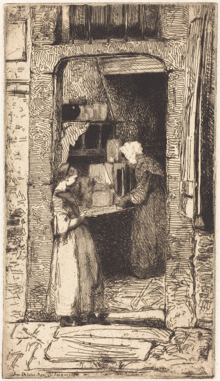 Die Senfverkäuferin von James McNeill Whistler