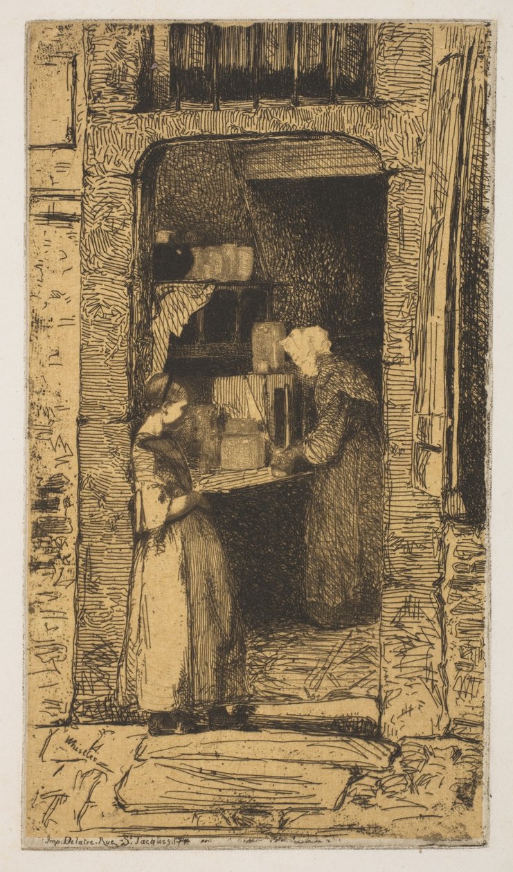 Die Senfverkäuferin von James McNeill Whistler