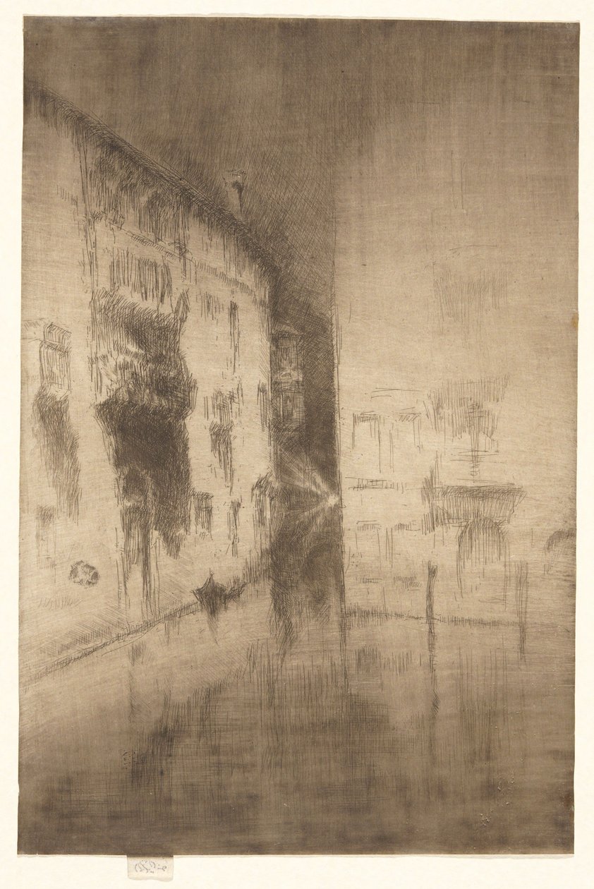 Nocturne: Paläste, aus der Zweiten Venedig-Serie von James McNeill Whistler