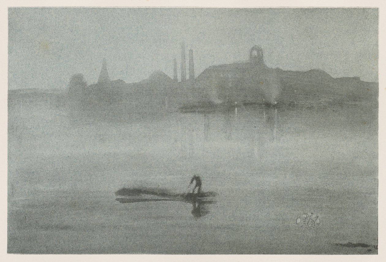 Nocturne: Der Fluss bei Battersea von James McNeill Whistler