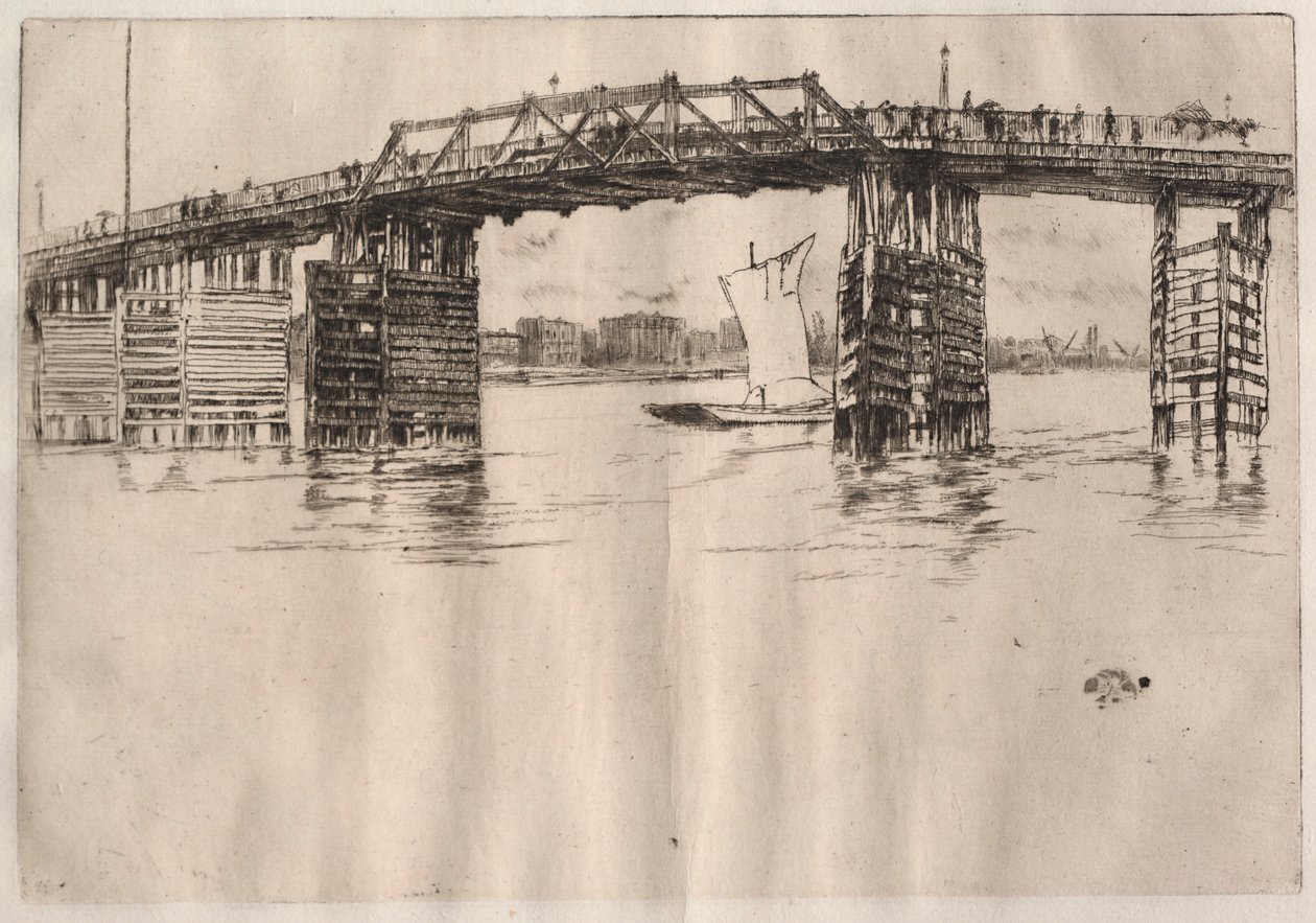 Alte Battersea-Brücke von James McNeill Whistler