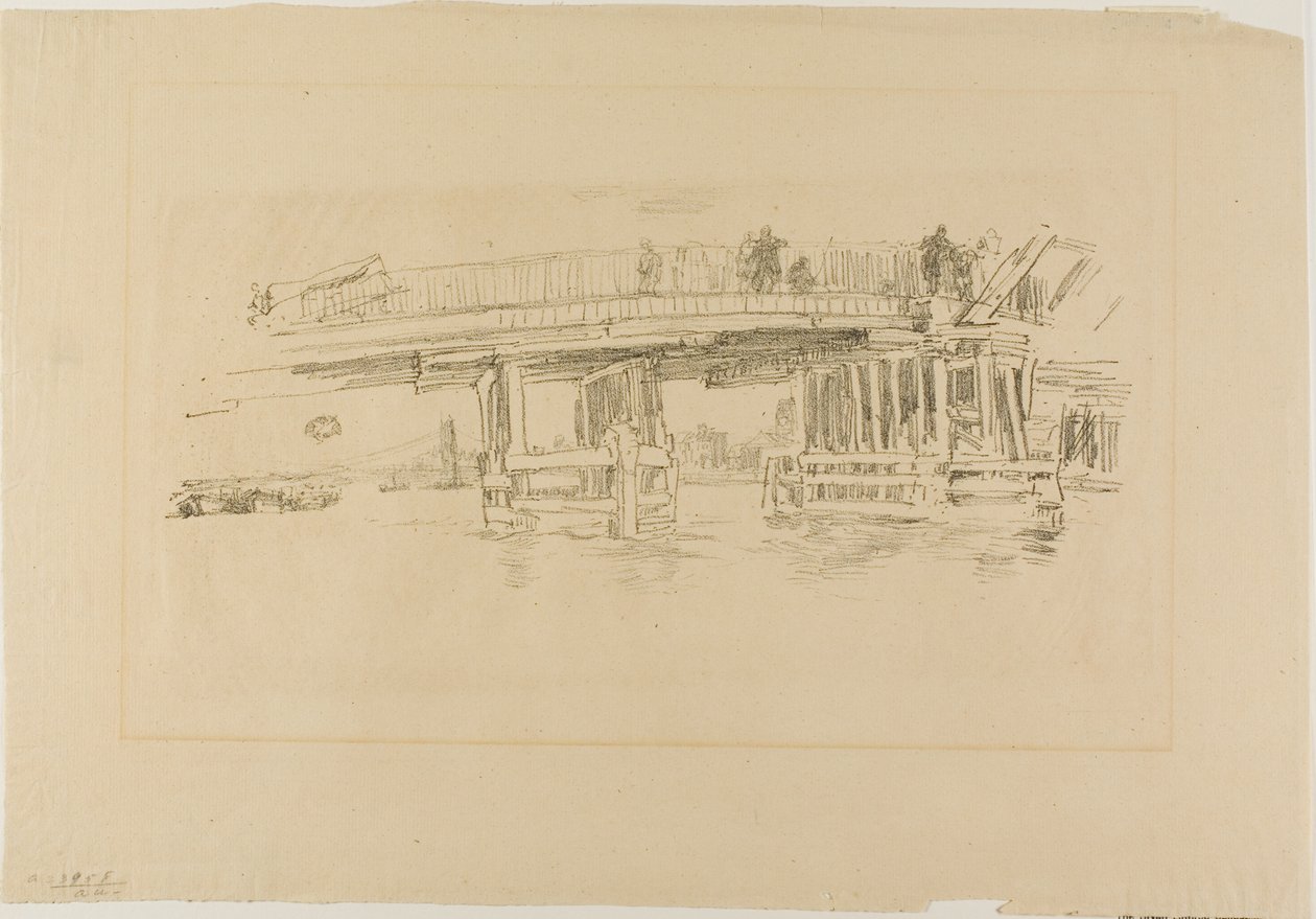 Alte Battersea-Brücke von James McNeill Whistler