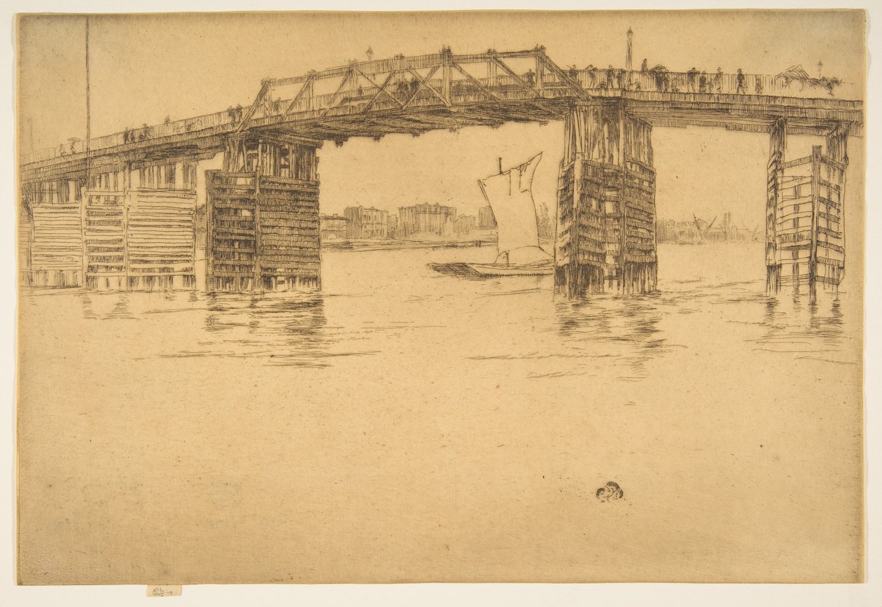 Alte Battersea-Brücke von James McNeill Whistler