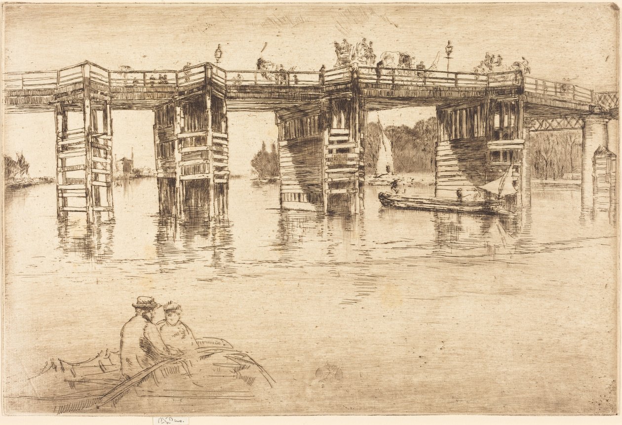 Alte Putney-Brücke von James McNeill Whistler