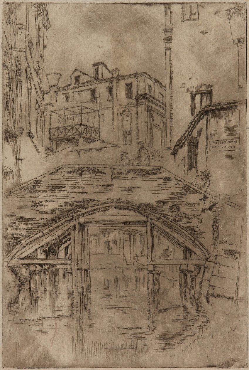Ponte del Piovan von James Abbott McNeill Whistler