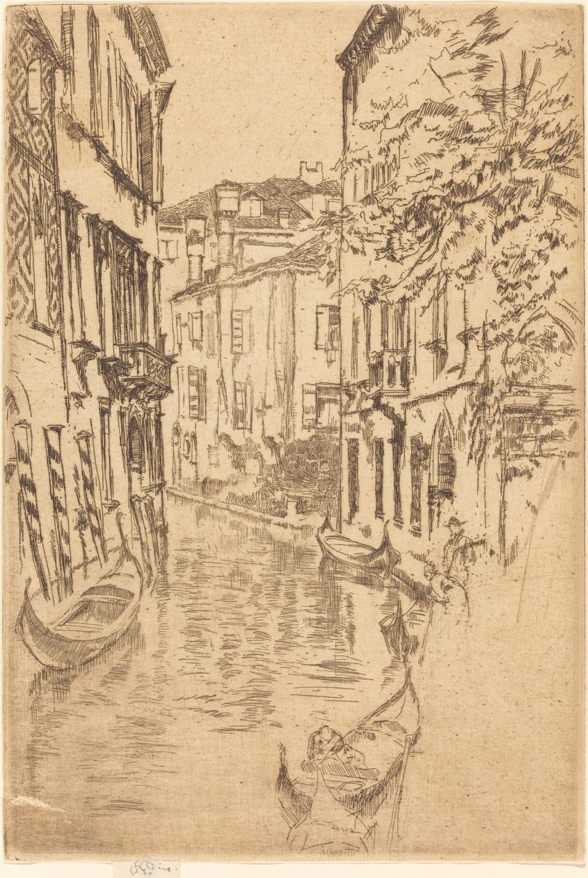 Ruhiger Kanal von James Abbott McNeill Whistler