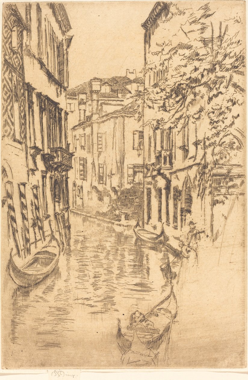 Ruhiger Kanal von James Abbott McNeill Whistler