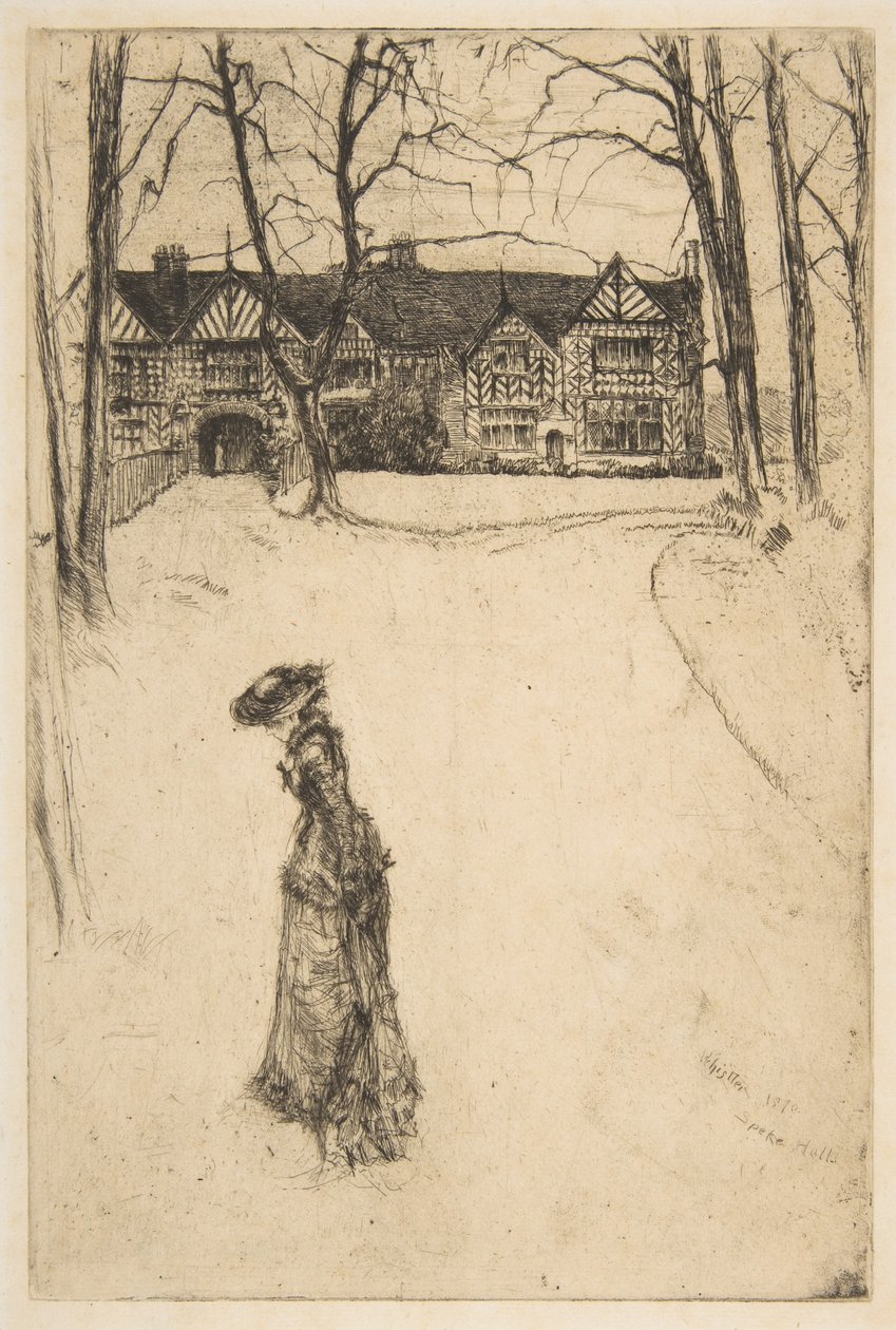 Speke Hall, Nr. 1 von James McNeill Whistler