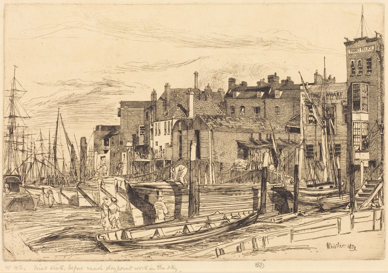 Thames-Polizei von James McNeill Whistler