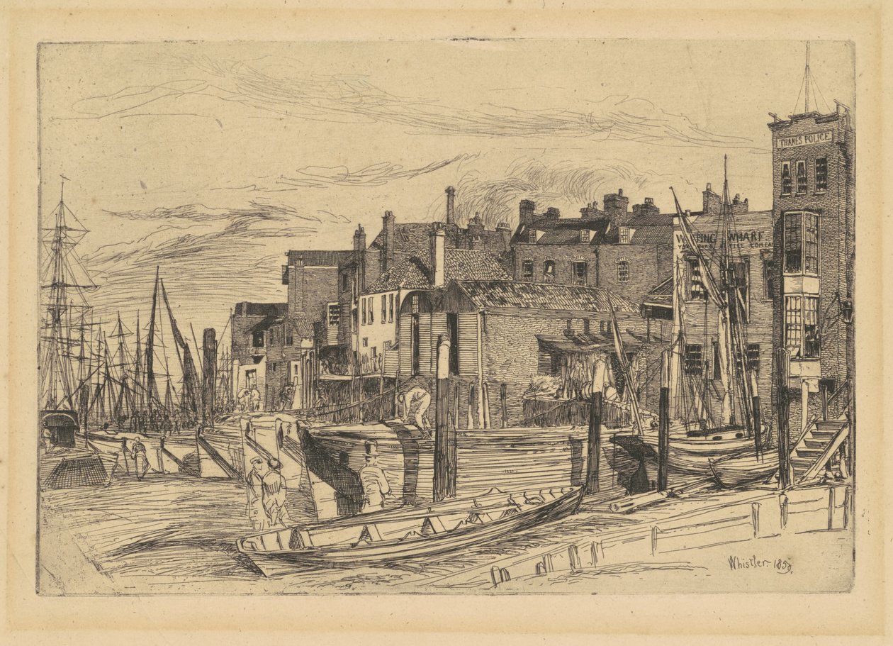 Thames-Polizei von James McNeill Whistler