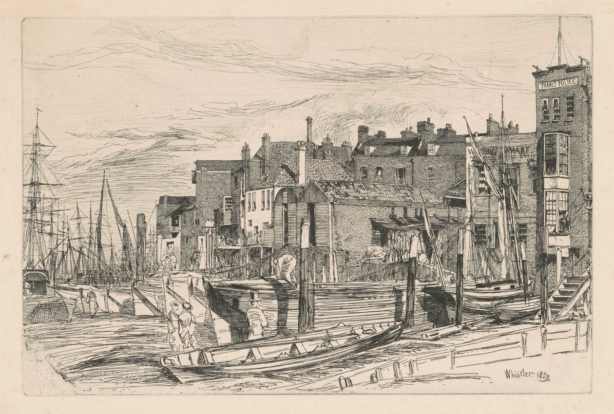 Themsepolizei von James McNeill Whistler