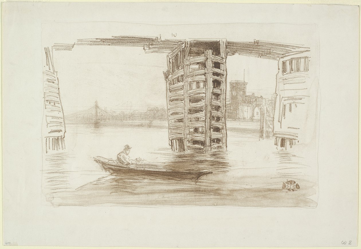 Die breite Brücke von James Abbott McNeill Whistler