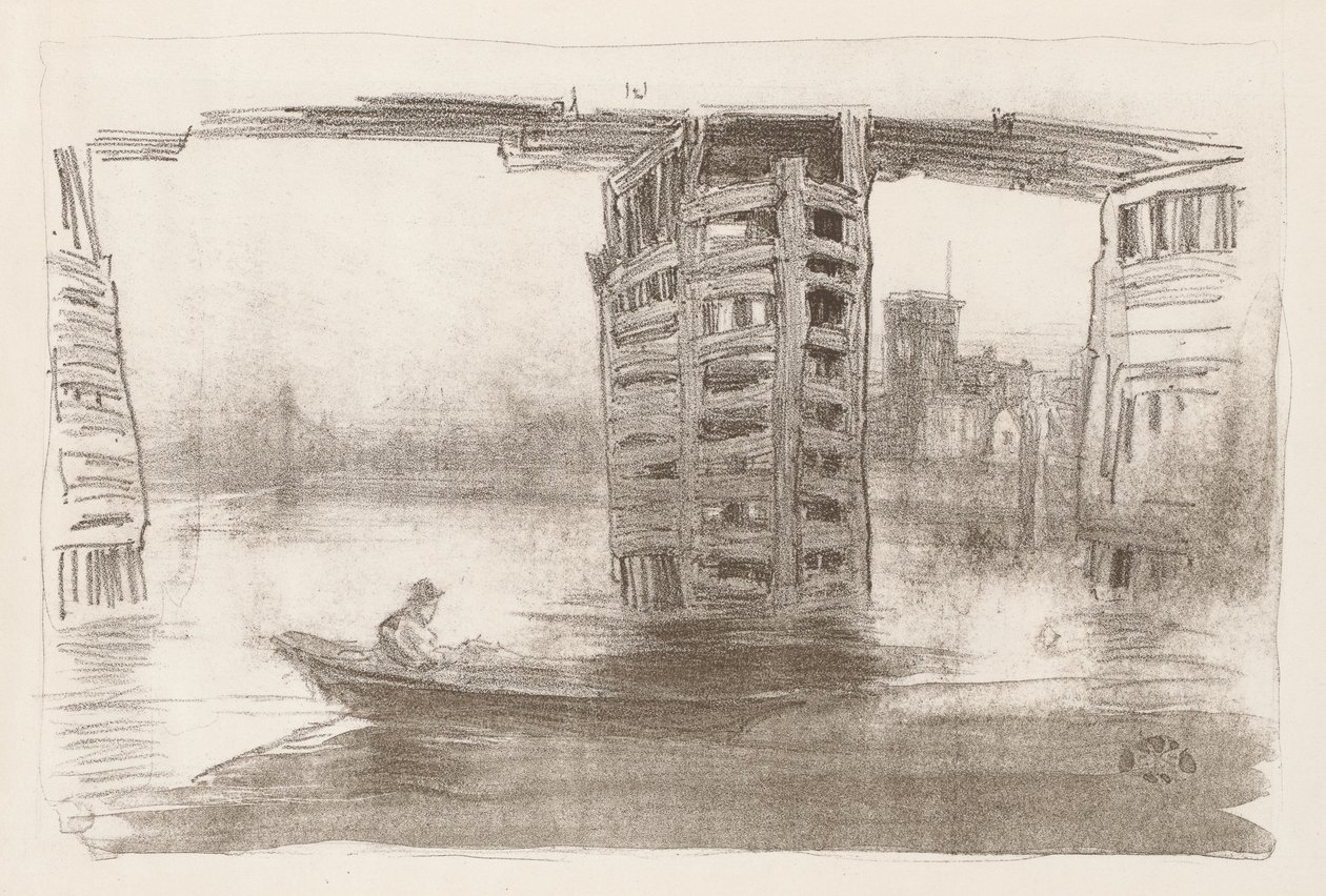 Die Breite Brücke von James Abbott McNeill Whistler