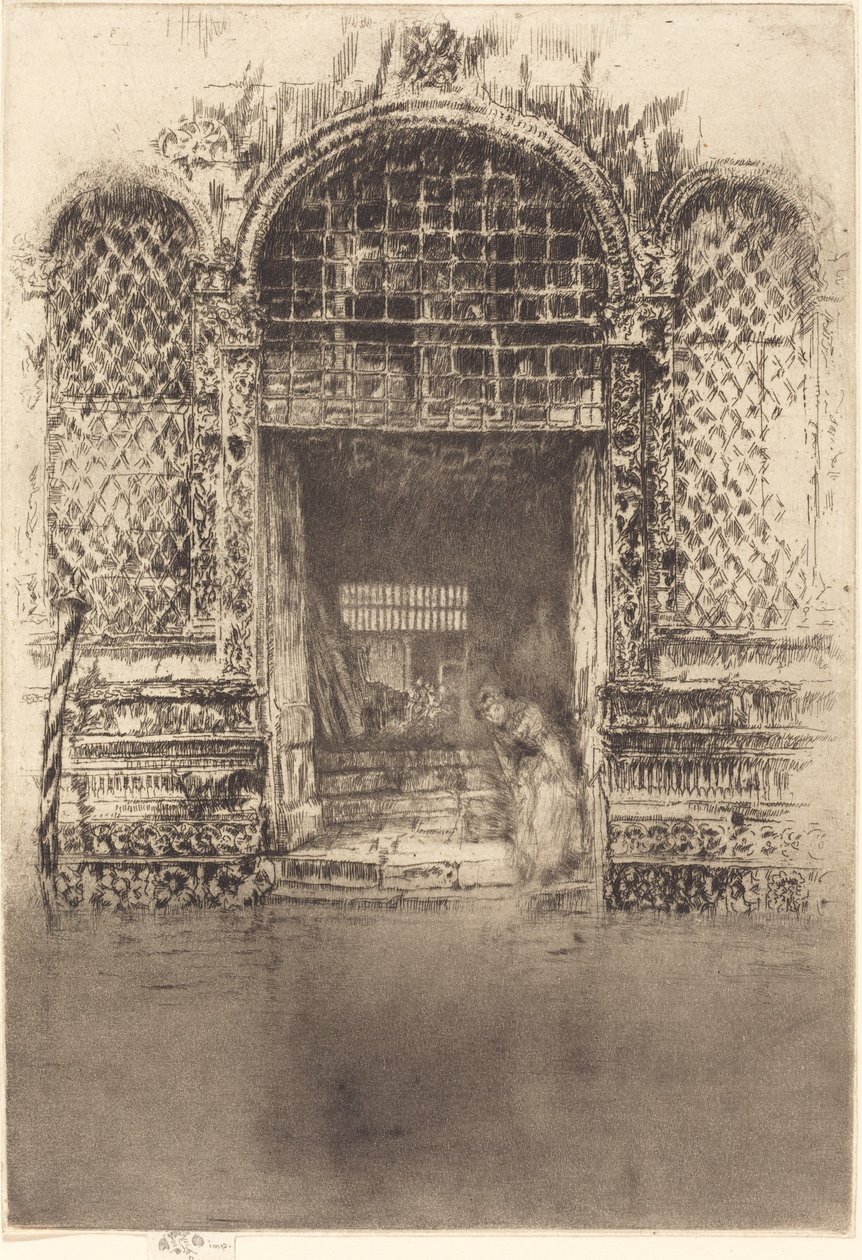 Die Türöffnung von James Abbott McNeill Whistler