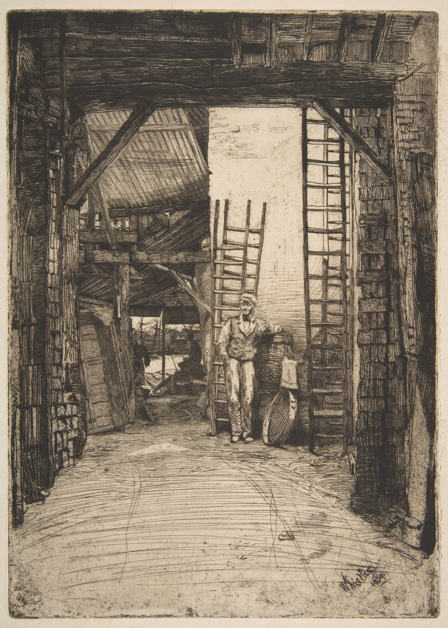 Der Kalkbrenner (W. Jones, Kalkbrenner, Thames Street) von James McNeill Whistler
