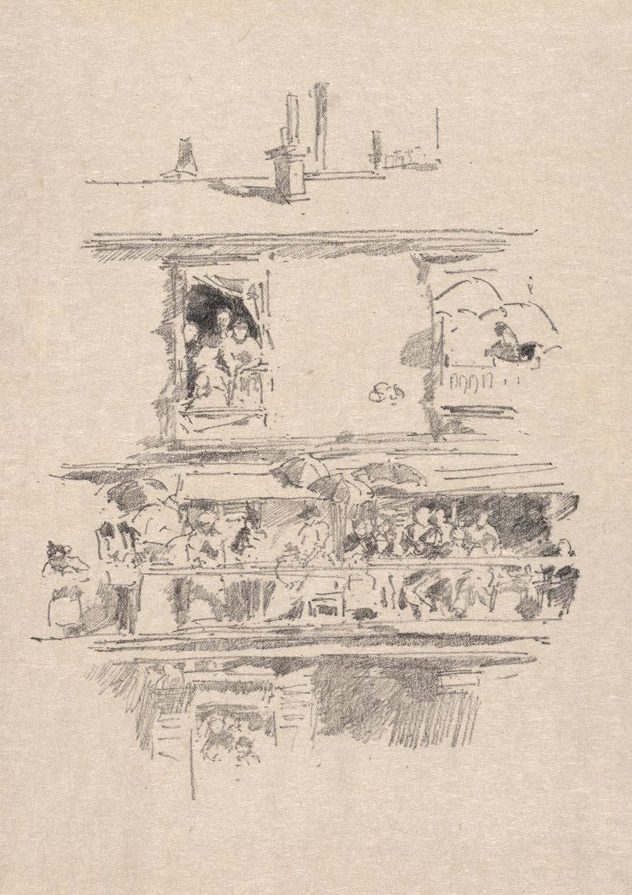 Der lange Balkon von James McNeill Whistler