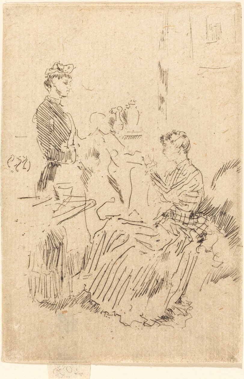 Die Näherin von James Abbott McNeill Whistler
