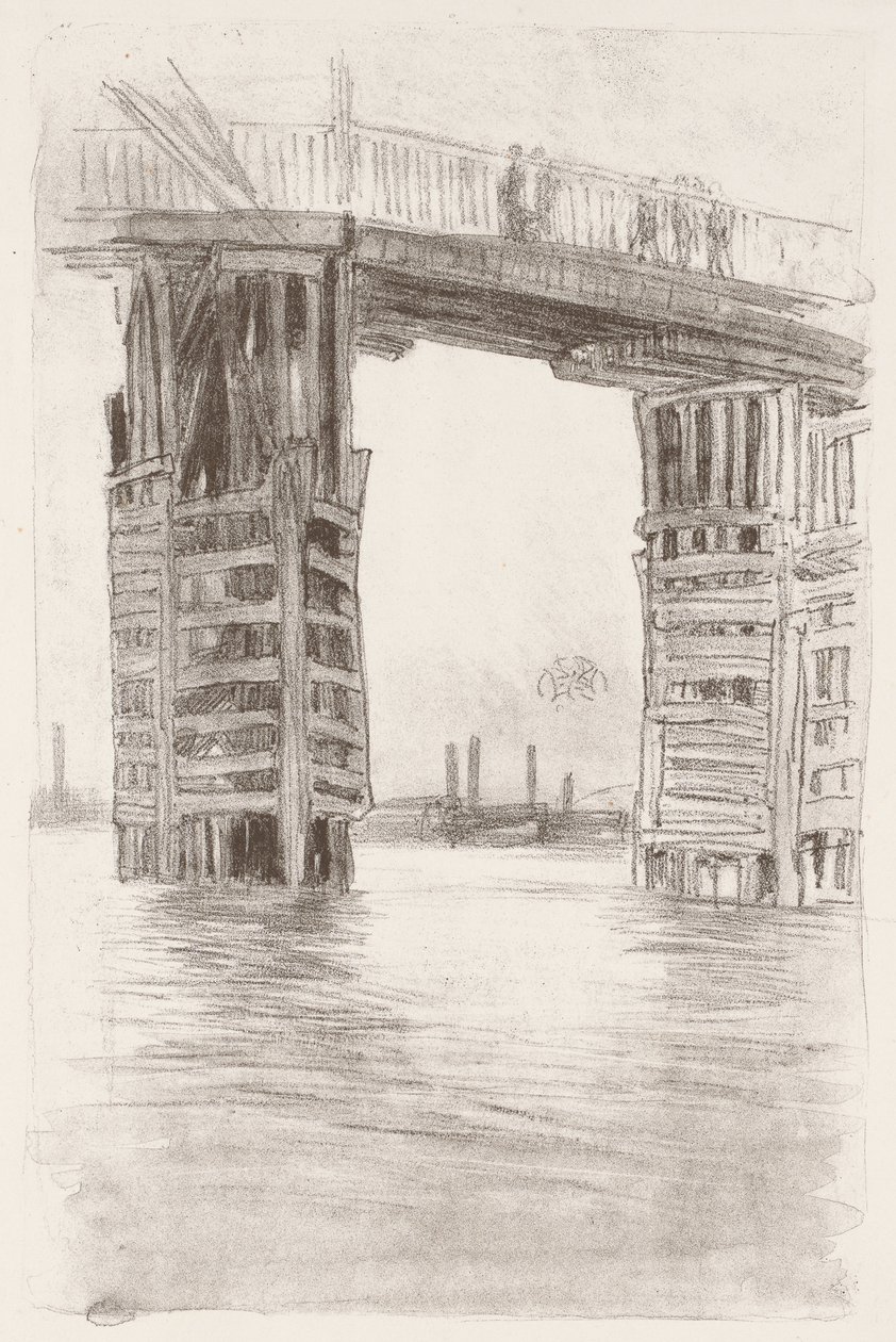 Die hohe Brücke von James McNeill Whistler
