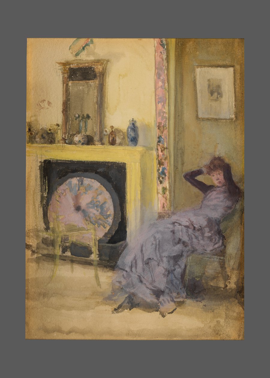 Das gelbe Zimmer von James McNeill Whistler